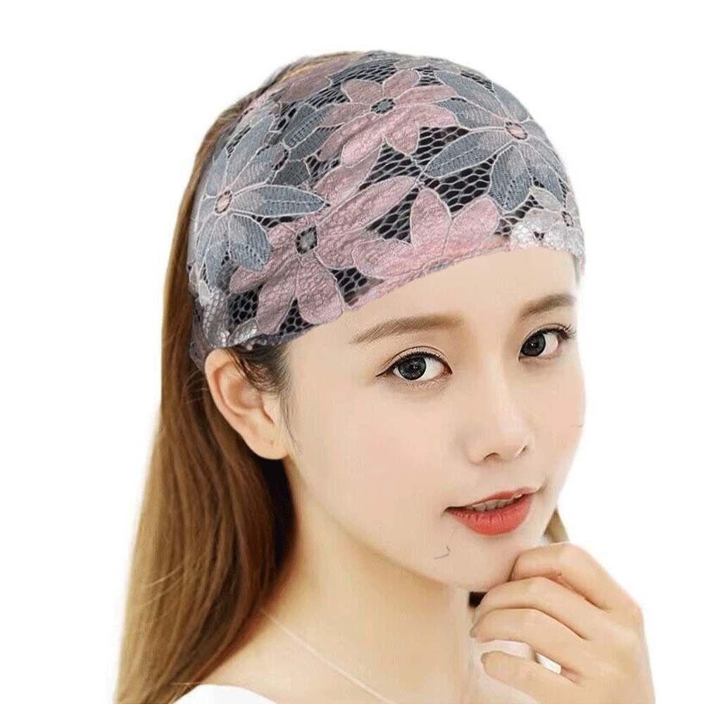 Băng đô hoa lướiFUHUIOT ren rỗng chống trượt, phong cách Hàn Quốc thời trang