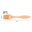 Chổi quét dầu, quét gia vị bằng silicon chịu nhiệt an toàn 17x3.2cm