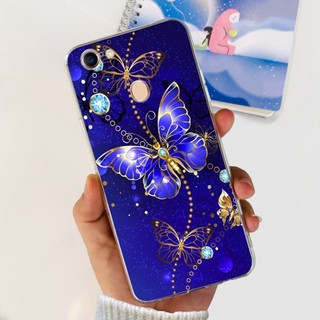 Dành Cho OPPO F5 / F5 Youth Case CPH1723 CPH1727 Bao Da Hoa Thời Trang Silicon Trong Suốt Vỏ Mềm Cho OPPO F7 CPH1819 F 5 F 7 Ốp Lưng