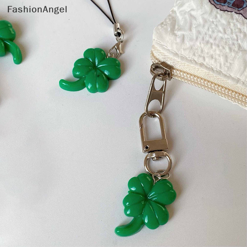 Fashionangel Mới Đơn Giản Bốn Lá Cỏ Ba Lá Móc Khóa Thời Trang Sáng Tạo Tinh Tế Bốn Lá Cỏ Ba Lá May Mắn Móc Khóa Móc Khóa Ngày Lễ Quà Tặng Phụ Kiện TH