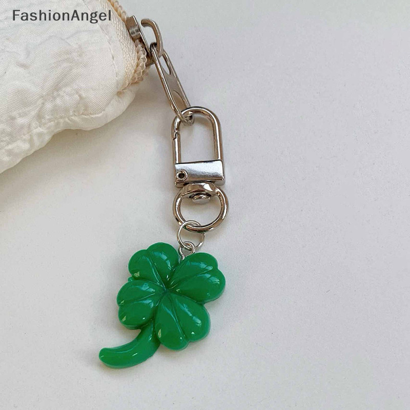 Fashionangel Mới Đơn Giản Bốn Lá Cỏ Ba Lá Móc Khóa Thời Trang Sáng Tạo Tinh Tế Bốn Lá Cỏ Ba Lá May Mắn Móc Khóa Móc Khóa Ngày Lễ Quà Tặng Phụ Kiện TH
