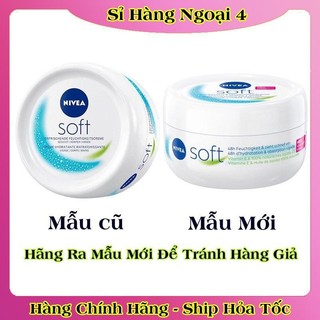 [auth] Kem dưỡng da Nivea Soft 200ml dưỡng ẩm chống nẻ chống khô mốc- Nội địa Đức Đủ Bill [Hot]