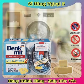 [MẪU MỚI NHẤT] [CẢ HỘP 60v] VIÊN TẨY LỒNG GIẶT DENKMIT ĐỨC