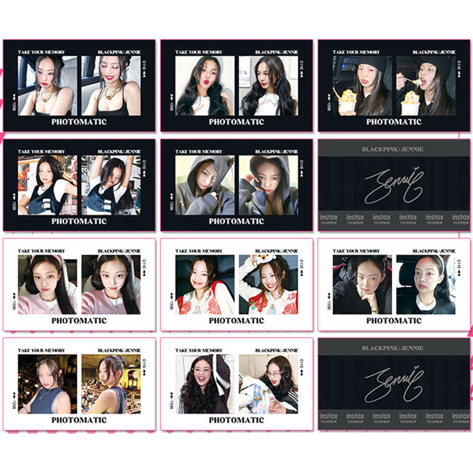 2-10 Chiếc BP Hai Vuông Polarid CGV Lomo Cards Trò Chơi TRỞ LẠI RETRO búa Photocards HANK & ROSÉ Bưu Thiếp LISA ROSE JENNIE JISOO SOLO Họa Tiết Thẻ Chuyển Đổi YM