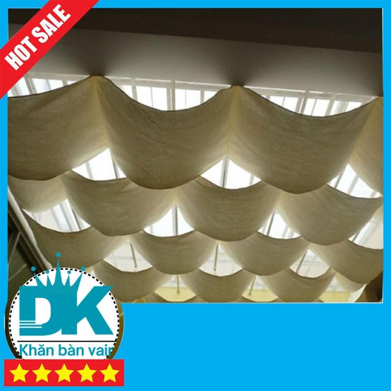 Vải đay canvas vintage các mẫu làm rèm trần decor quán | Shopee Việt Nam
