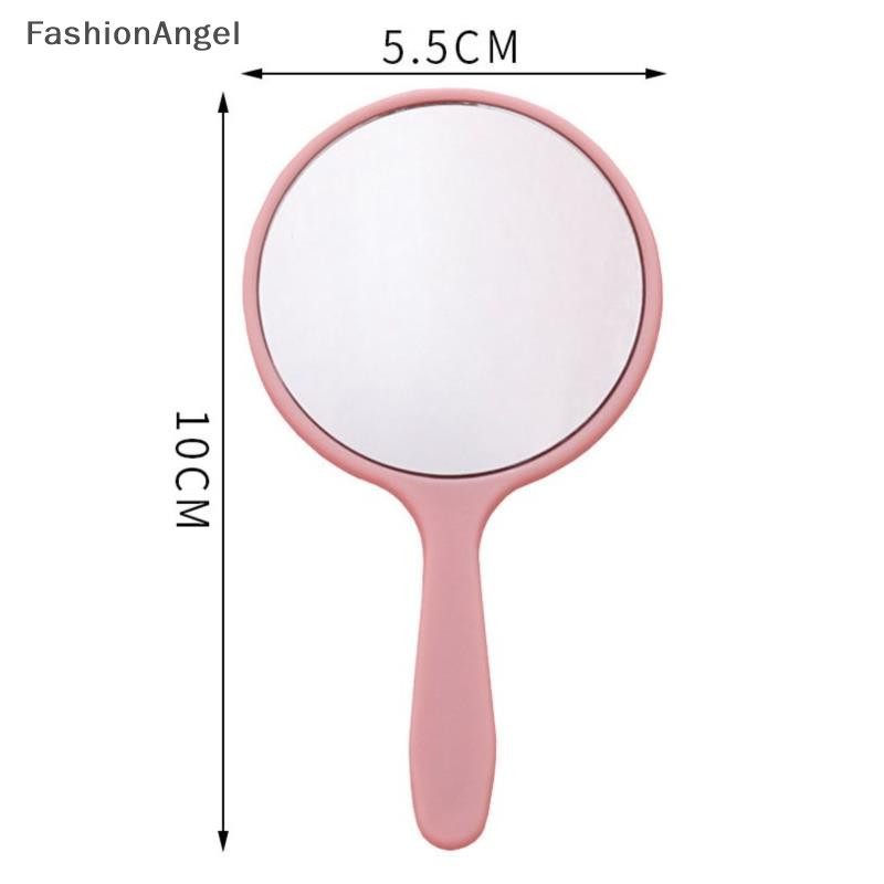 Gương trang điểm cầm tay FashionAngel Gương trang điểm tròn có tay cầm Gương tay Mỹ phẩm TH