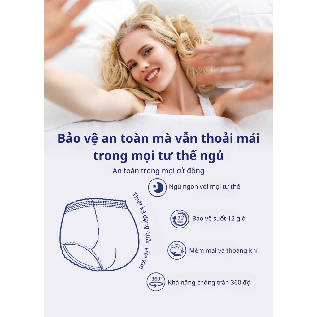 Combo 2 Băng Vệ Sinh Quần Aiwina Ngày Và Đêm Size S/M - L/XL gói 3 miếng