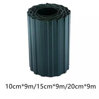 Viền cỏ cỏ METALWRK, Hàng rào sân vườn bằng nhựa cảnh quan biên giới, 10cm / 15cm / 20cm * 9M Giường cỏ và hoa di động Đồ dùng làm vườn