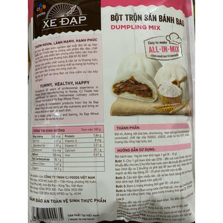 Bột Trộn Sẵn Bánh Bao CJ Cao Cấp Hiệu Xe Đạp 1Kg