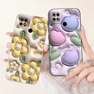 Vỏ bảo vệ ống kính Xiaomi Poco C40 PocoC40 C 40 Vỏ điện thoại silicon mềm hình gấu trúc dễ thương