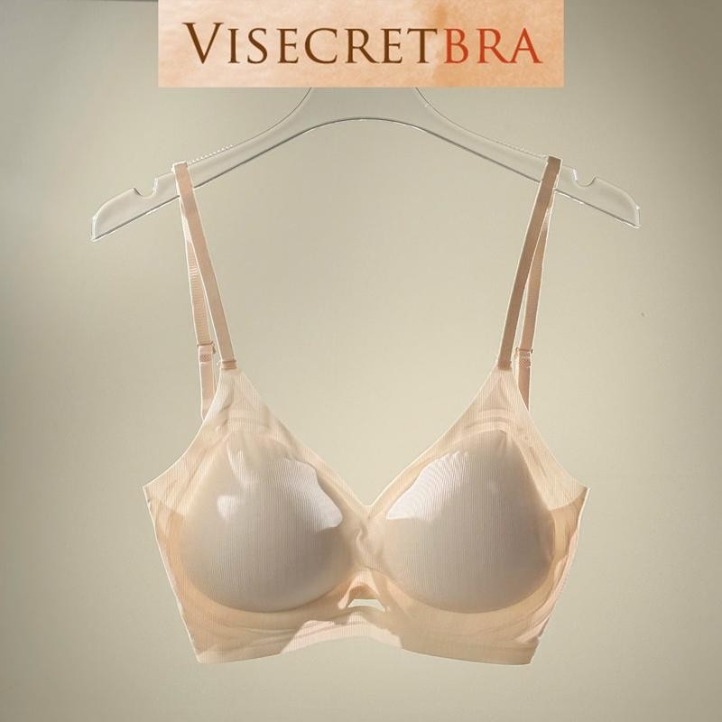 Áo Ngực Áo Lót Bra Visecret Bra Su Đệm Dày Mút 3CM Nâng Ngực Không Lộ Viền Không Gọng Hở Lưng Thoáng Mát -- 240856