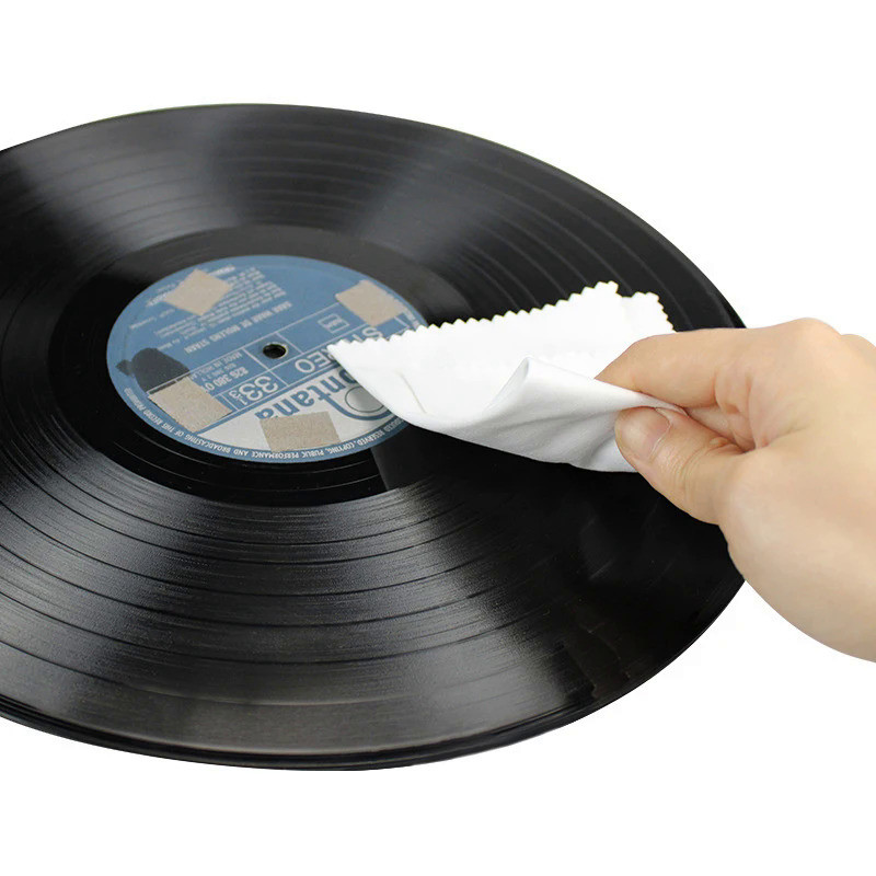 Giải pháp làm sạch chất tẩy rửa chống tĩnh điện Vải sợi cho bàn xoay LP Vinyl Máy ghi âm Phụ kiện màn hình máy tính