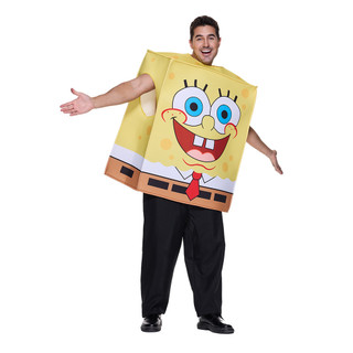 Nam Ngộ nghĩnh SpongeBob SquarePants Trang Phục Hóa Trang Người Lớn Halloween Hoạt Hình Linh Vật Sân Khấu