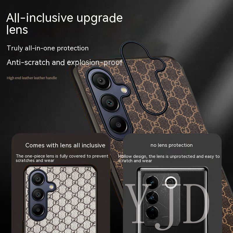 Ốp Lưng Dành Cho Samsung Galaxy A55 A35 A25 A15 Sang Trọng Cổ Điển Da Thời Trang TPU Mềm Cạnh Điện Thoại Chống Sốc