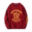 Cotton Size Lớn Dài Tay Harry Potter Thu Đông Nam Nữ Rời Cổ Tròn In Hình Lót Lông Cừu Mỏng Áo Liền Quần Phù Hợp Với Cặp Đôi Mặc