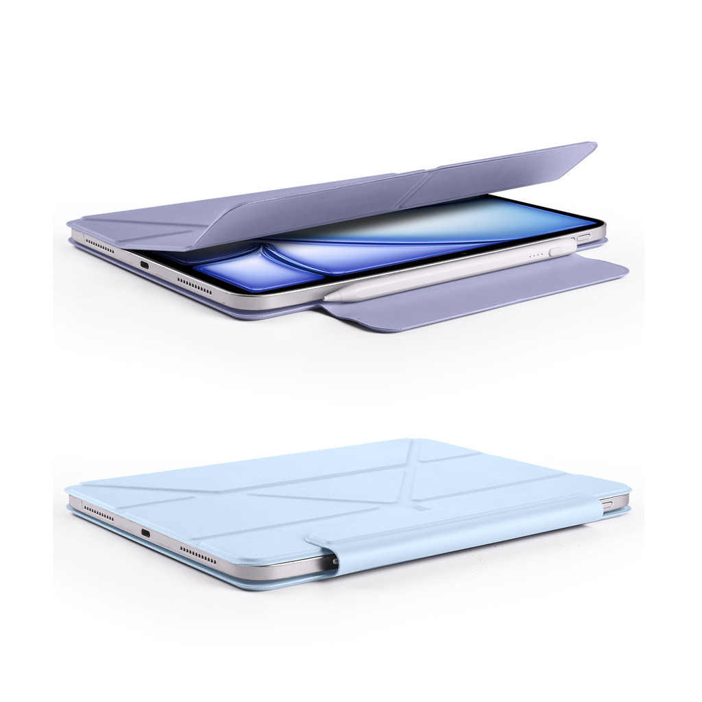 Vỏ Folio Có Thể Gập Lại Cho IPad Air4 Air5 Air6 Air 11 13 M2 10.9 "Pro11 Pro12,9 2018 2020 2021 2022 A16 Pro M4 11 13 2024 Vỏ Da Siêu Mỏng