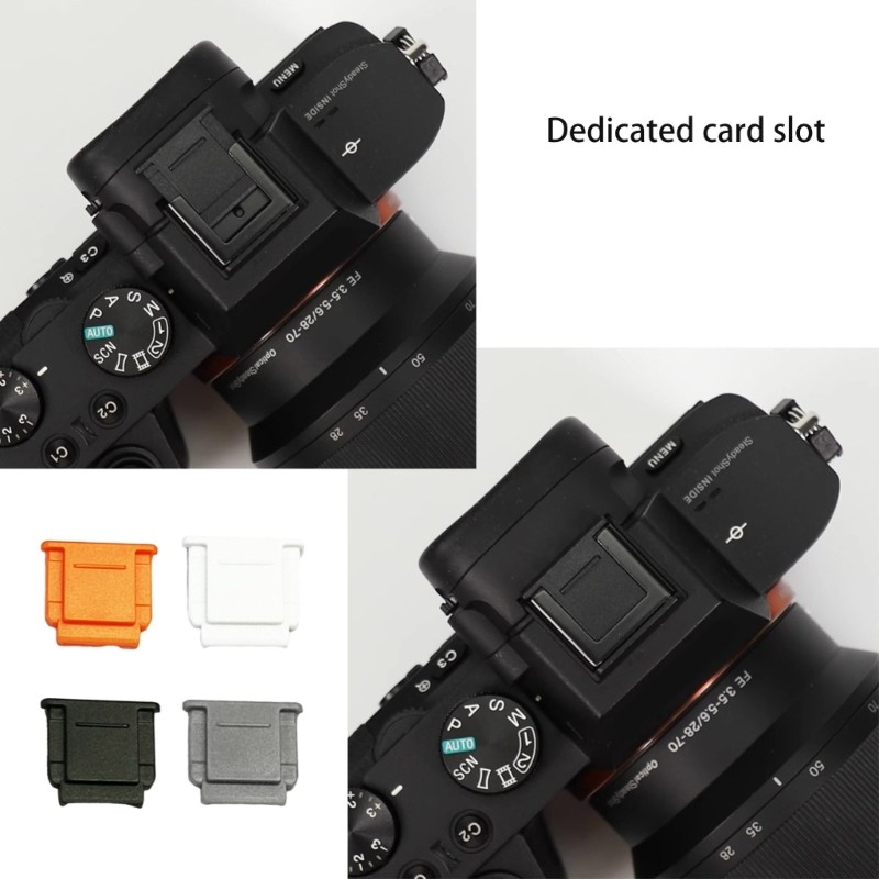 Star 5 Chiếc Hot Shoe Cover Cho ZV1M2 ZV1F E10 A6000 A7M4 A7M3 Camera Hotshoe Proetctions Mũ Bảo Vệ Nắp Chống Bụi Bẩn