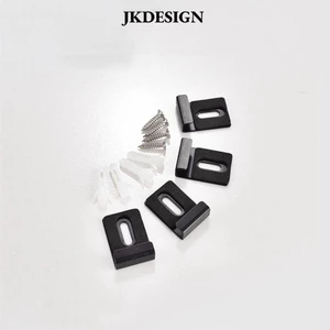 Jkdesign 4 / 8 Chiếc Kẹp Gương, Kẹp Gương Kim Loại Vuông Sắt, Có Ốc Vít Móc Chốt Treo Tường Gương Không Khung