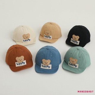 Mg-kids Bé Trai Mũ Bóng Chày Hoạt Hình Gấu Thêu Mùa Hè Trucker Mũ Đi Biển Mũ Chống Nắng Cho Bé Sơ Sinh Ngoài Trời