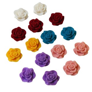Mùa Thu Đông Đổ Hoa Camellia Nhựa Miếng Dán Phụ Kiện diy Handmade Bông Tai Mũ Đội Đầu Vỏ Điện Thoại Chất Liệu Trang Sức
