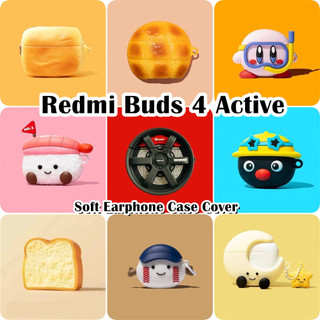 [imamura] Dành Cho Redmi Buds 4 Vỏ Hoạt Hình Silicon Mềm Chống Rơi Anime Vỏ Tai Nghe Hoạt Hình