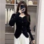 Square Collar Pleated Sweater Bottoming Shirt Women's Autumn and Winter High-Grade Chic Beautiful Western Style Fashion Inner Match Knitwear Top qoOA