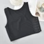 1 Chiếc Áo Tăng, Áo Vest Phẳng Ngực Trans Đồng Tính Nữ Ngực Shaper, Đồ Lót Đồng Tính Nữ Tomboy Corset Ngực Chất Kết Dính