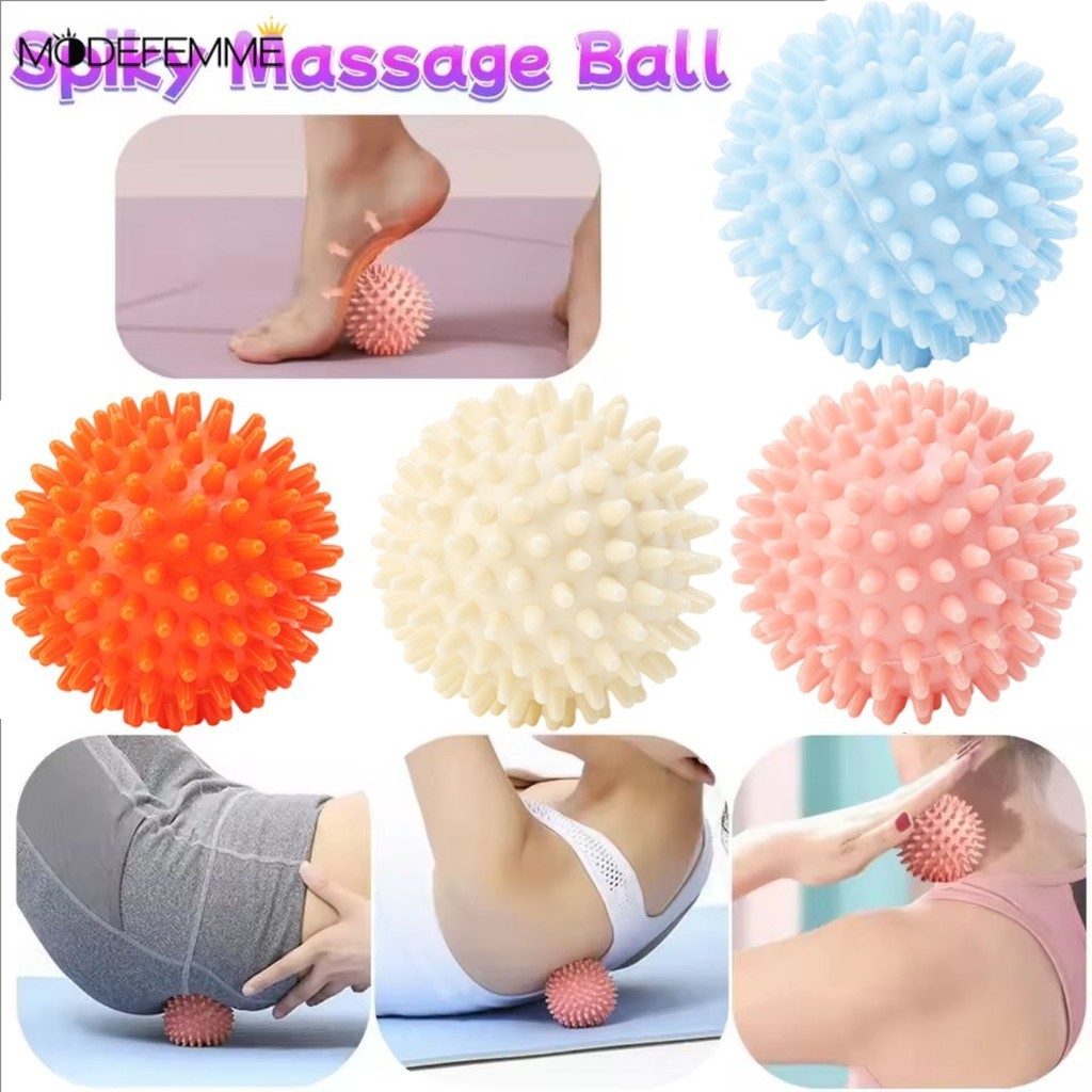 [H & L]﻿ Bộ bóng Fascia phục hồi cơ bắp - Dụng cụ trị liệu Massage PVC cao cấp có bề mặt kết cấu, Lựa chọn 4 màu để thư giãn toàn thân (Bao gồm 1 / 3 / 5 quả bóng)