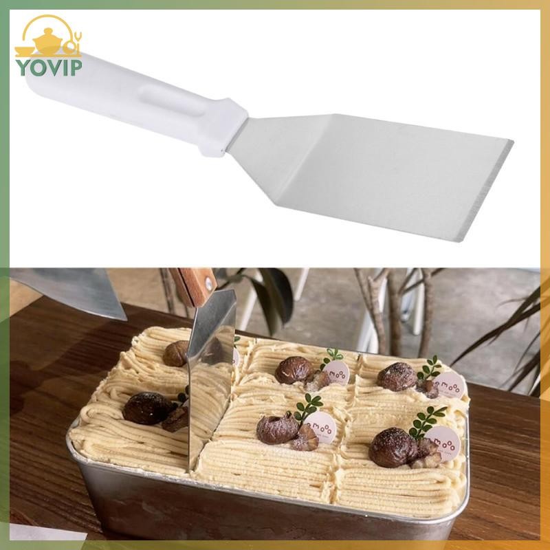 YOVIP Thìa Bánh Inox Có Tay Cầm Bằng Nhựa Xẻng Phô Mai Xẻng Pizza Thìa Cho Bánh Pizaa Nướng Thìa Dụng Cụ Nướng Bánh VN