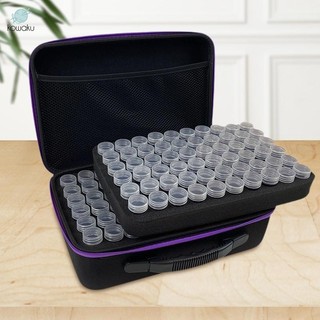 Hộp đựng tinh dầu 120 lưới EVA chống sốc di động Công suất lớn