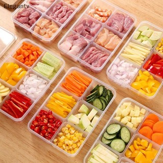 EGN Trong Suốt 6 Lưới Hộp Bảo Quản Tủ Lạnh Dung Tích Lớn Hộp Bảo Quản Thịt Thực Phẩm Dụng Cụ Nhà Bếp N
