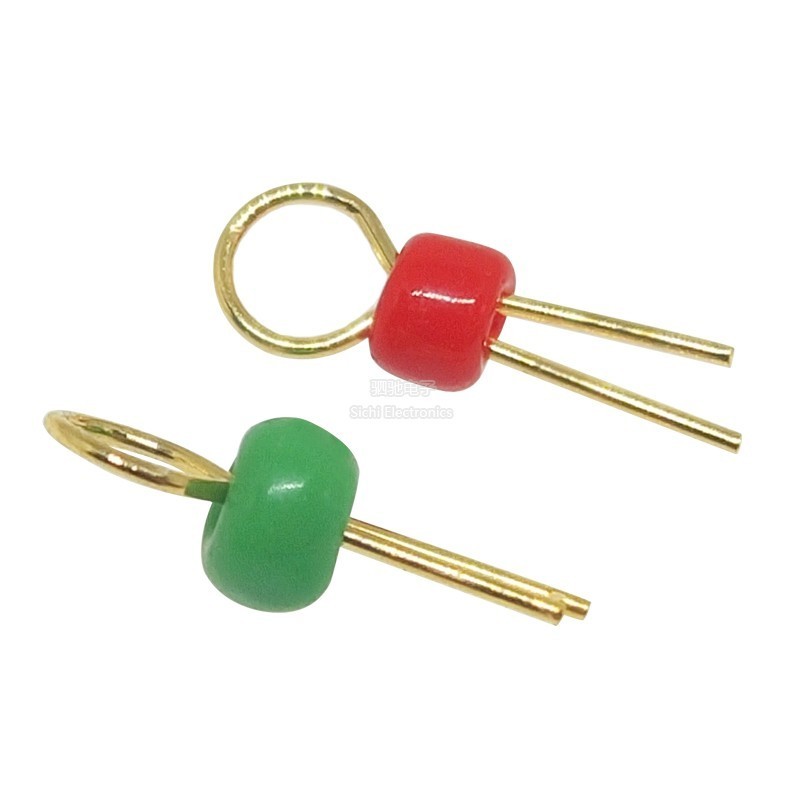 Bảng mạch PCB Điểm kiểm tra Hạt thử nghiệm bằng gốm mạ vàng Vòng thử nghiệm bảng mạch Pin đỏ Vàng trắng Đen Xanh xanh