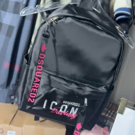 Balo Thêu I Con Chữ Ký Hồng KCloset Cặp Đựng Sách Vở Laptop Size 40 Chất Dù Chống Nước Thời Trang Nam Nữ NA934