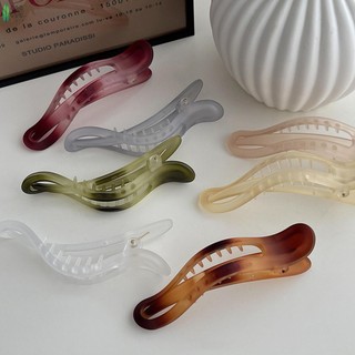 Kẹp mỏ vịt chống trượt bằng nhựa, phụ kiện tóc thời trang cho nữ và bé gái