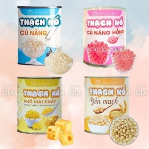 Hạt nổ nủ năng, hạt nổ yến mạch Lotus lon 900g - topping chè, trà, trà sữa