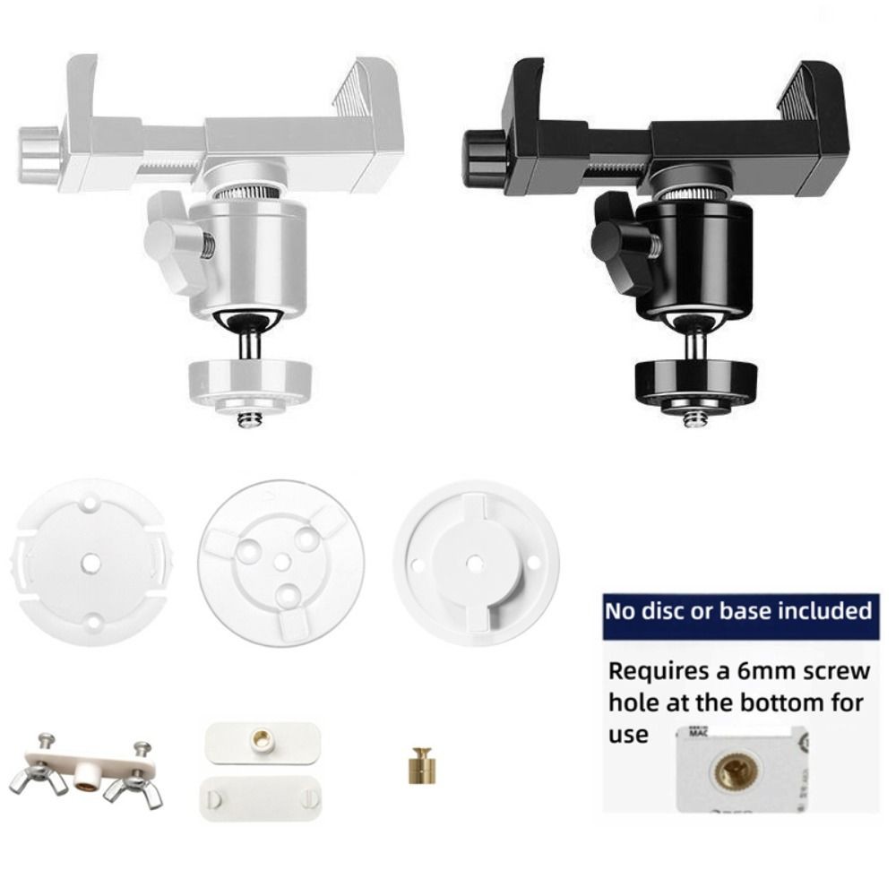 Giá đỡ Camera Mini SMILE, có thể điều chỉnh 360° Giá đỡ giường màn hình xoay cho bé, cố định kẹp không đục lỗ Giá đỡ máy ảnh thông minh