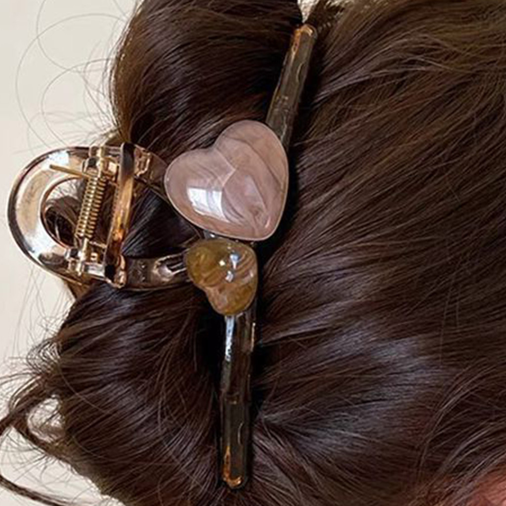Kẹp tóc nhựa giữ chắc, chống trơn trượt - Dụng cụ tạo kiểu tóc cho nữ phù hợp ngày lễ