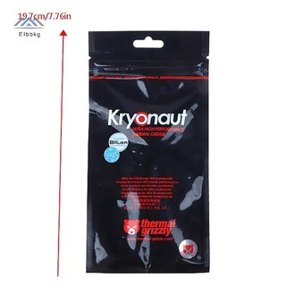 ELBBKG 1g Nhiệt Grizzly Kryonaut Extreme KE Dán Nhiệt Cho CPU / GPU Dung Tích Lớn Mới Silicon Mỡ Làm Mát Hợp Chất