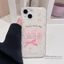 Ốp điện thoại hình thỏ nơ sang trọng hoạt hình cho iPhone 17 16 15 14 13 12 11 Pro Max X Xr Xs Max 7 8 Plus SE2020