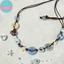 Vòng tay gốm boho ngôi sao cá đính hạt, phù hợp ngày lễ
