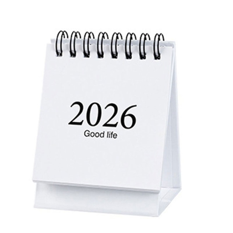 Lịch để bàn MOON 2026 từ 01 2026 đến 07 2027 Lịch để bàn văn phòng có nhãn dán