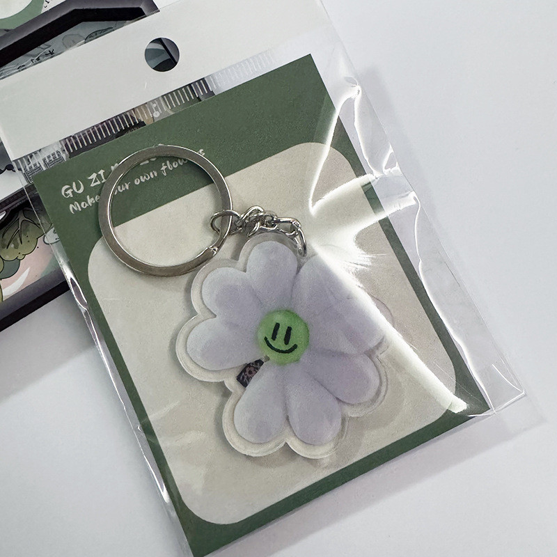 HK1 G-DRAGON ZOA Acrylic Móc Khóa ZO & FRIENDS 1st POP-UP Mặt Dây Chuyền Túi Hoa Cúc Phụ Kiện Ngôi Sao Ngoại Vi KH1