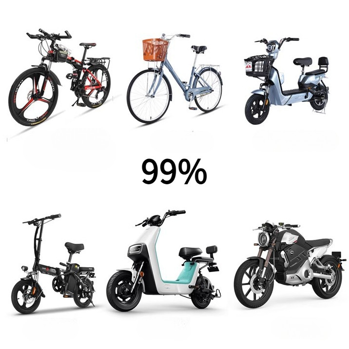 Gương xe máy nâng cấp, có thể xoay 360 độ, Bề mặt gương lồi độ phân giải cao, Gương có thể lắp đặt theo ý muốn trên xe máy, xe điện, xe đạp