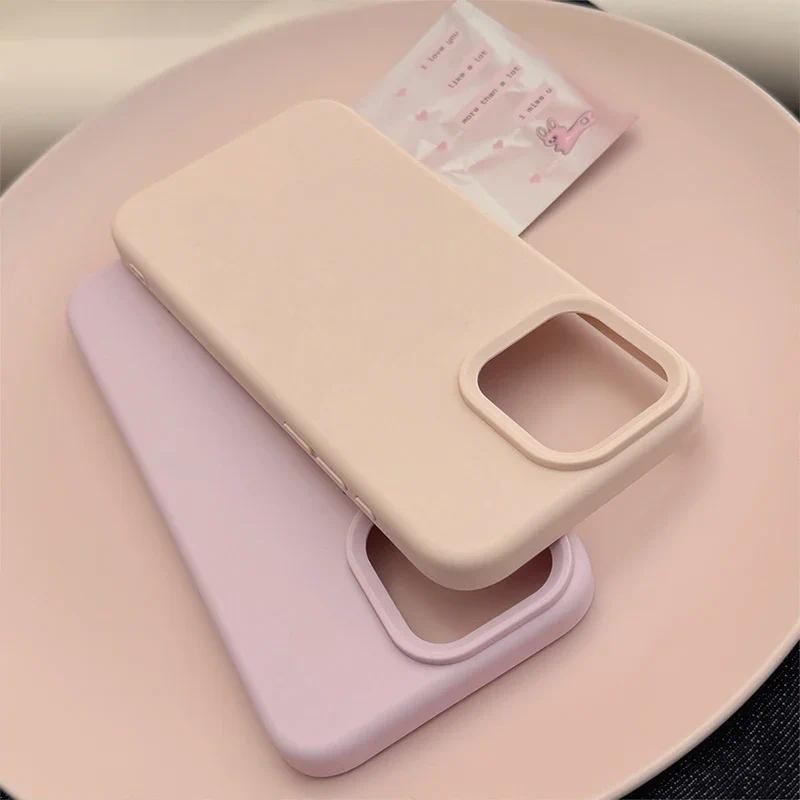 Ốp điện thoại thời trang đơn giản bằng silicon lấy cảm hứng từ Dopamine cho iPhone 16 17 Pro 16 Plus 16 Pro Max 15 14 13 12 11 Ốp lưng chống sốc