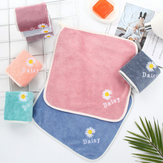 Khăn Nhỏ Thấm Hút Nước Không Lint Rửa Mặt Khăn Vuông Mềm Hơn Cotton Nguyên Chất Hộ Gia Đình Phụ Nữ Có Thể Treo Trẻ Em Khăn Tay RUM1