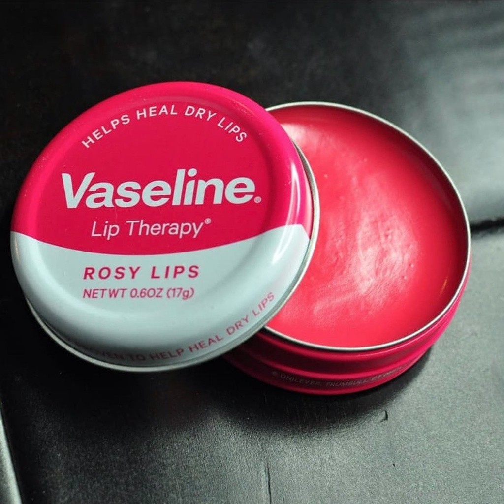Son Dưỡng Vaseline Dưỡng Hồng Mềm Môi Lip Therapy Rosy Lips Hộp 20g, giảm thâm môi, cấp ẩm