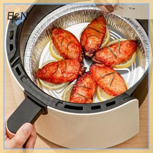 B & N Air Fryer Nhôm Lá Chảo Đồ Dùng Nhà Bếp Hộp Đựng Thực Phẩm Lò Nướng Vuông Khay BBQ Chống Dầu Chống Dính Dụng Cụ Nướng Bánh Nhà Bếp.