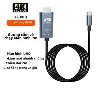 chuyển Hỗ TypeC video lượng dài 2m năng đa HDMI bộ 60Hz 4K HD trợ Cáp sang chất đổi cao Tặng kèm phụ kiện trị giá