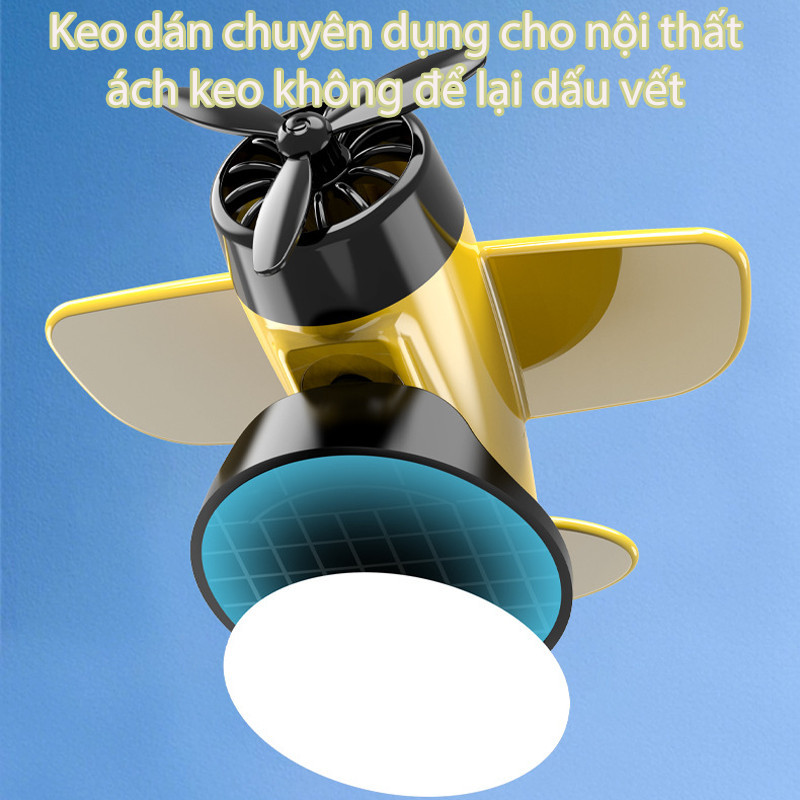 Đồ trang trí máy bay năng lượng mặt trời gắn trên ô tô,Máy bay chiến đấu năng lượng mặt trời,Chất liệu ABS