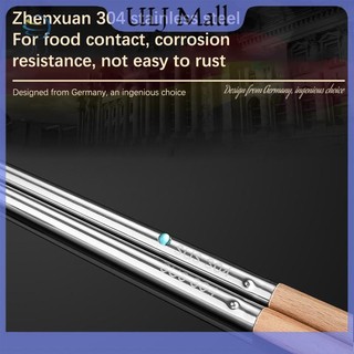 ULJ 1 Đôi Đũa Inox Dài Đũa Nấu Mì Lẩu Chiên Sâu Đũa Trung Quốc Đũa Kim Loại Có Thể Tái Sử Dụng.